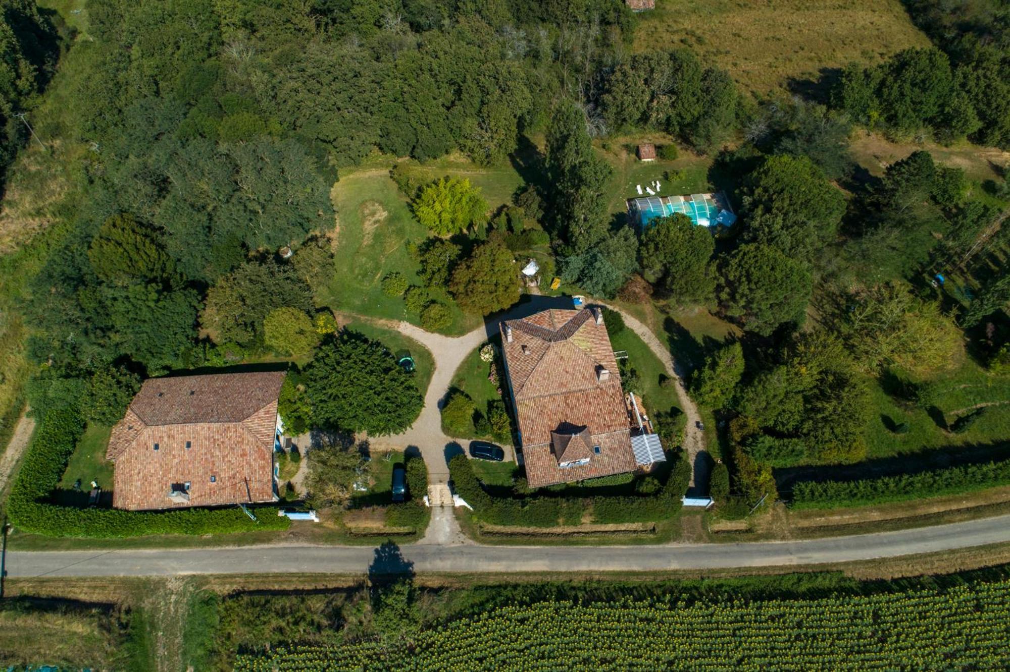La Maison De L'Ecolieu Du Turc - Piscine Partagee Le Mas-dʼAgenais Exteriör bild