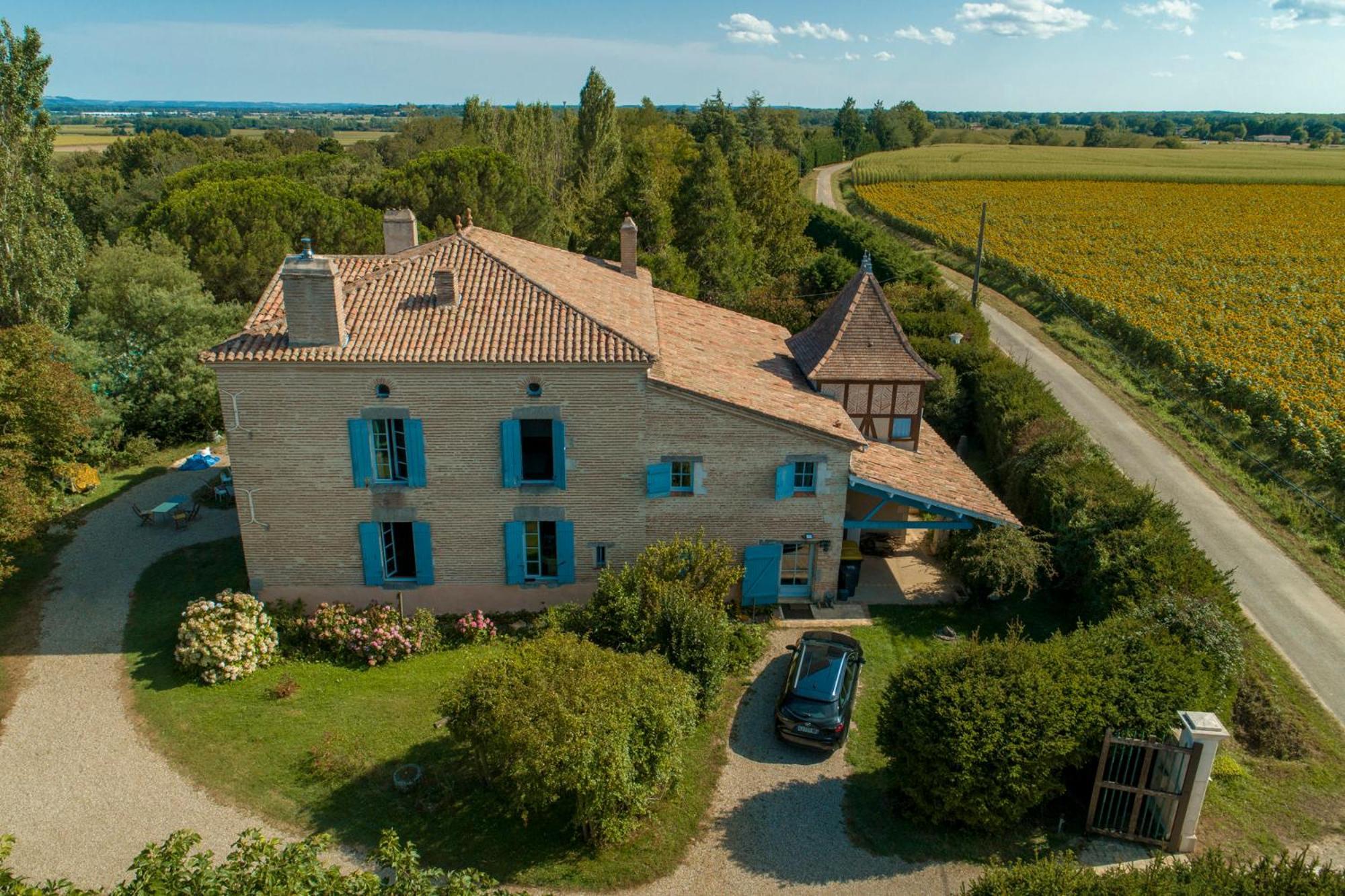 La Maison De L'Ecolieu Du Turc - Piscine Partagee Le Mas-dʼAgenais Exteriör bild